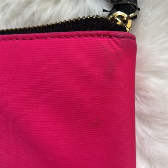 Preloved ❤️ hot pink nylon kate spade wallet - Picture 4 of 7